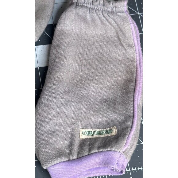 Cabbage Patch Kids Lil Jogger Kitty Jogging Suit Grey Purple Trim F6 Vtg 1980's - Picture 3 of 14